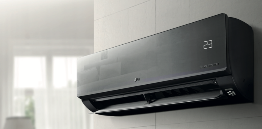 Dual inverter compressor | LG artcool Black AC09BK | LG artcool Black AC12BK | LG artcool Black AC18BK | LG artcool Black AC24BK | uvNano technologie| LG dual inverter airco | LG airco met wifi | LG inverter | Airco kopen met montage | Verzorgd installaties van airco's | Laadpalen | groepenkasten | STEK-Gecertificeerd monteur | Split-unit | BOENSMA-TECHNIE